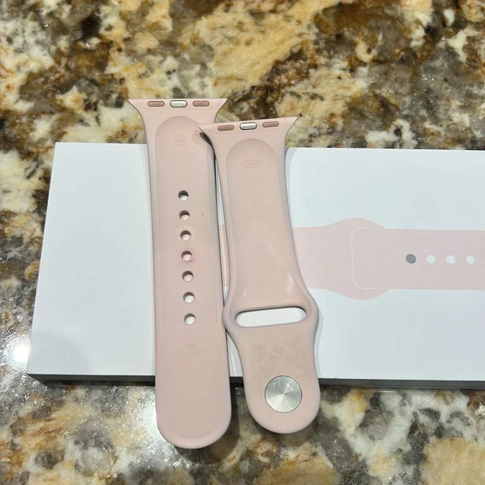 Apple Watch small medium blush pink band